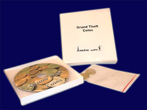 Theft Coin, die geklaute Münze, DVD & Gimmick, (Version A. Lupin)
