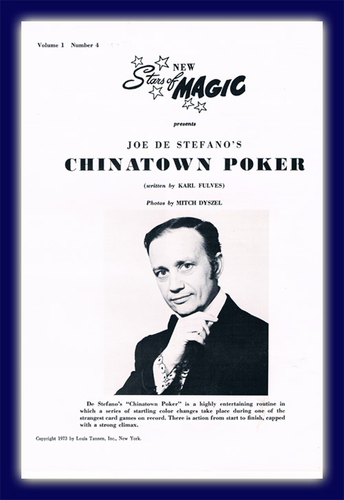 Chinatown Poker v. Joe de Stefano
