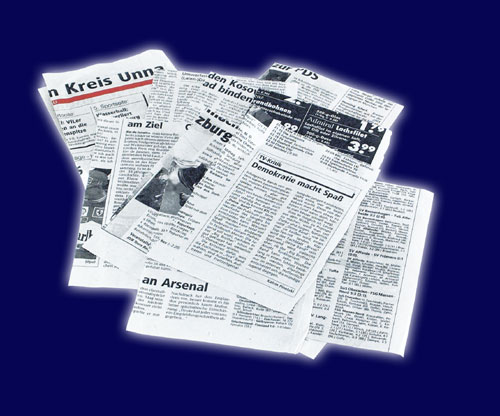 Neuer Zeitungstrick, No tear Newspaper (German)