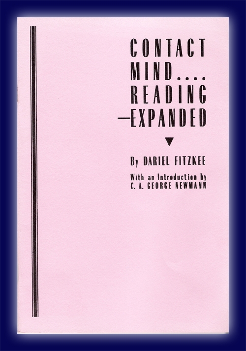 Contact Mind Reading -Muskellesen- (expanded) v. Dariel Fitzkee