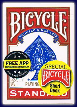 Bicycle Short Deck mit langer Karte