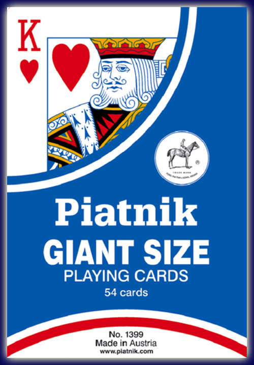 Riesenkarten, Jumbo-, Giant – Cards (Piatnik)