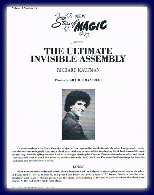 The Ultimate Invisibe Assembly v. Richard Kaufmann, Stars of Magic