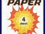 Pyropapier (Flash Paper), normale Größe