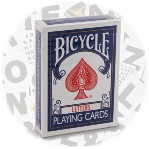Bicycle Letter Cards blau