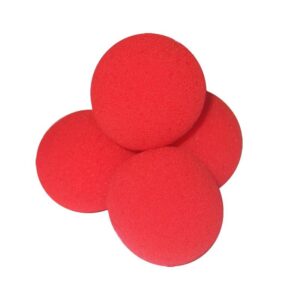 Schwammbälle (Sponge) 1,5" medium rot
