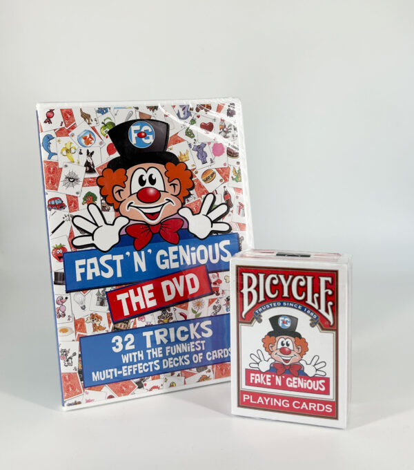 Bicycle Fast N' Genious Set inkl. DVD rot