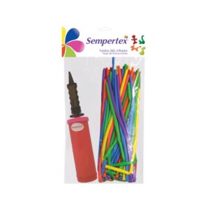 Modellierballons Sempertex Set 30 Stk. mit Pumpe