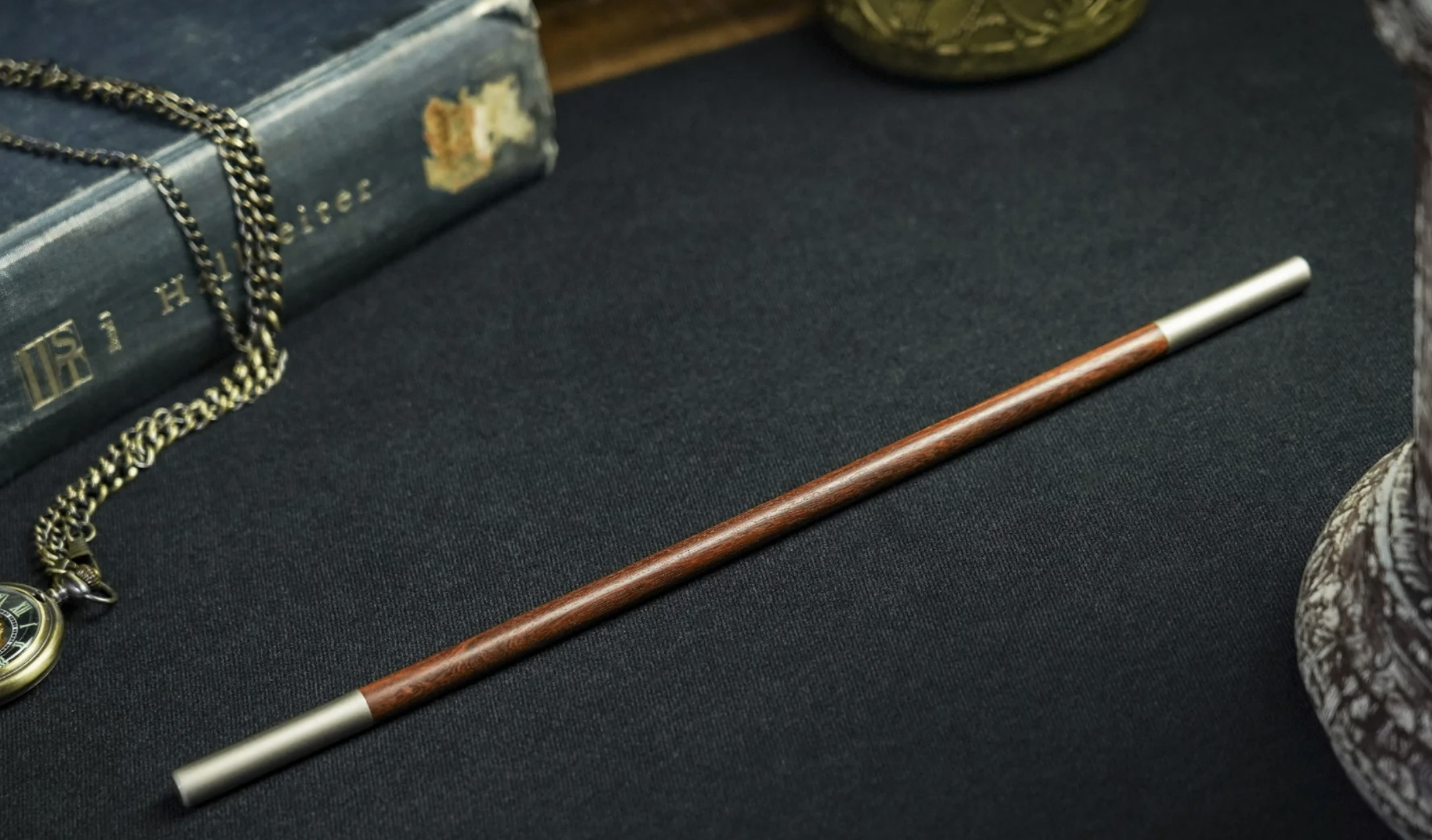 Zauberstab Deluxe Rosenholz