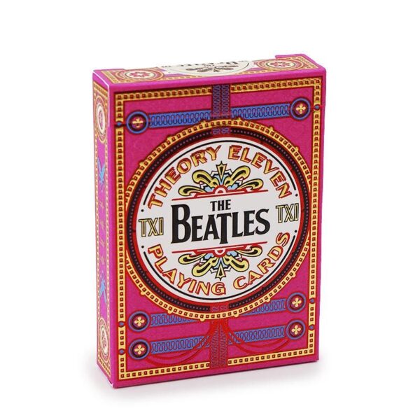 Playing Cards The Beatles pink